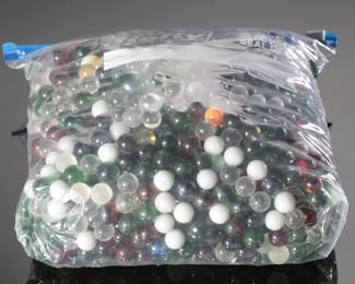 Large Bag of Vintage Marbles 
