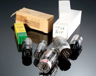 Lot of 7 Vintage Vacuum Tubes Power KT88 EL34 GENALEX Amperex
