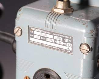 Powerstat Variable Autotransformer 3PN116C Variac Adjustable Voltage Transformer
