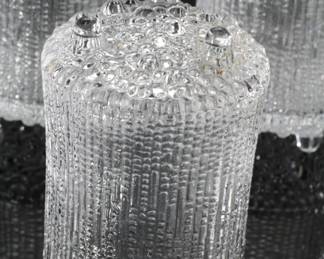 #3 Lot of 4 iittala Ultima Thule Footed Highball Glasses 
