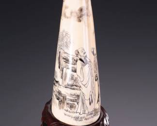 Faux Chinese Scrimshaw 
