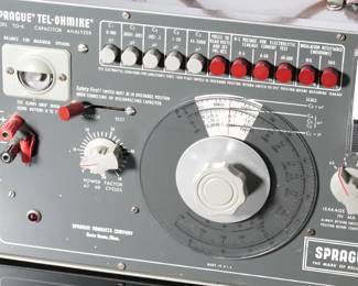 Sprague Tel-ohmike TO-6 Capacitor Analyzer Test Equipment 
