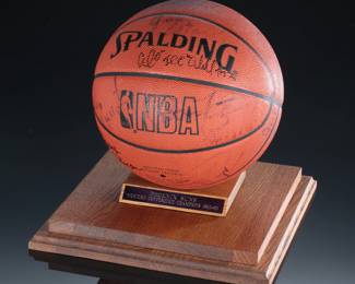 1992-93 Phoenix Suns Team Signed Basketball Autographed 
