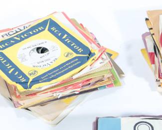 Lot of 150 1970s-1980s Vintage 45 RPM Records Rock Country Etc #2
