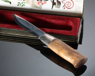 David Andersen Norway Sterling Silver Viking Knife&nbsp;In original box Peer Gynt Kniven
