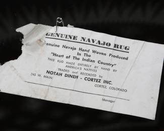 Navajo Rose Claw Chinle Eye Dazzler Rug Native American Art  #2
