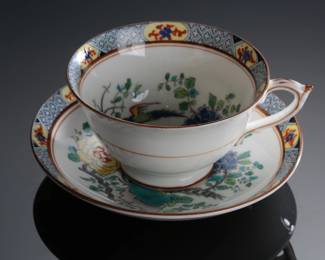 Paragon Porcelain China Reproduction of Old Chinese Cup & Saucer
