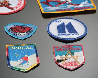 Lot of 14 Vintage Ski Lodge Patches Patch Lot
