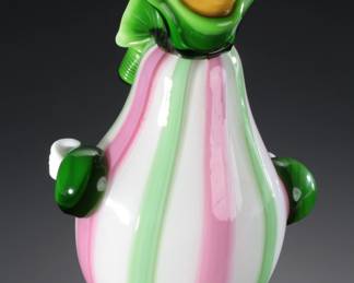 Vintage Murano Studio Art Glass Clown 
