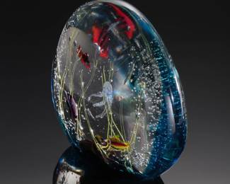 *Signed* Vintage Elio Raffaeli Murano Art Glass Fish Tank Aquarium LARGE
