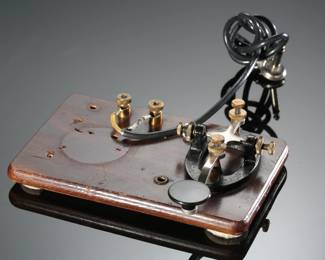 Signal Electric Vintage Ham Radio Morse Code Key Telegraph Sounder
