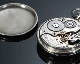 1928 Hamilton 992 Model 2 Pocket Watch 10k White Gold Filled Case
