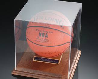 1992-93 Phoenix Suns Team Signed Basketball Autographed 
