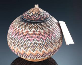 Traditional African Zulu Weave Basket Collector Quality 
