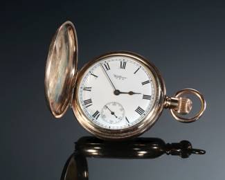 1903 Waltham Grade 620 Model 1899 Pocket Watch 16s 15 Jewel GF Double Hunter Case
