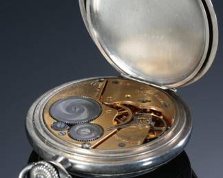 1943 Elgin 594 Model 7 Pocket Watch 16s Montgomery Dial
