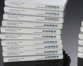Lot of 19 Vintage NOS Ampex 631 Professional Audio Tape Reel-to-Reel 7in Reel 1/4” Tape 1200 Ft
