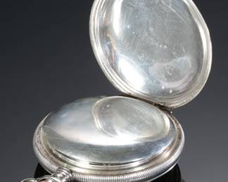 1907 Waltham P.S. Bartlett Model 1883 Pocket Watch Sterling Silver Case 
