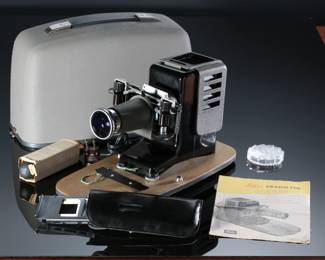Ernst LEITZ PRADO 150 Slide Projector w/ Hektor 85mm 2.5 Lens Leica

