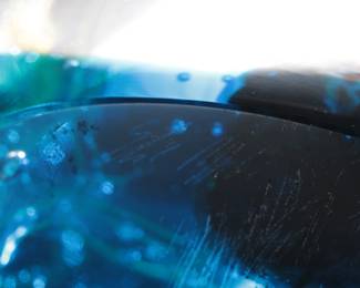 *Signed* Vintage Elio Raffaeli Murano Art Glass Fish Tank Aquarium LARGE
