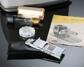 Ernst LEITZ PRADO 150 Slide Projector w/ Hektor 85mm 2.5 Lens Leica
