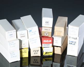 Lot of 19 Vintage 5V4GA Vacuum Tubes 
