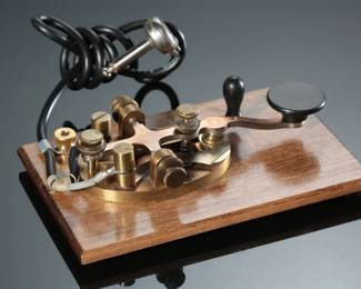 Western Electric Ham Radio Morse Code Key Telegraph Sounder

