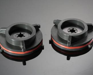Vintage Original PAIR Revox Nab Hub Adapters for 10-1/2" Reel To Reel Tape
