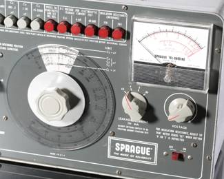 Sprague Tel-ohmike TO-6 Capacitor Analyzer Test Equipment 
