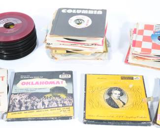 Lot of 140 1970s-1980s Vintage 45 RPM Records Rock Country Etc #7
