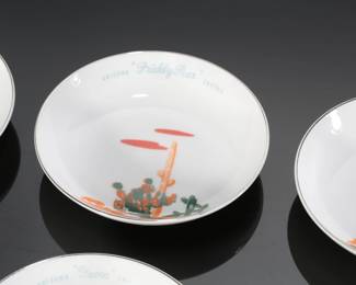 Lot of 11 Vintage Blakely Oil & Gas Fine China Arizona Cactus Bowls 5.5in
