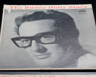 Lot of 2 The Buddy Holly Story Coral Records CRL 5729 LP Records 
