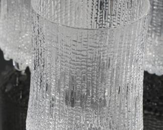 #1 Lot of 4 iittala Ultima Thule Footed Highball Glasses 
