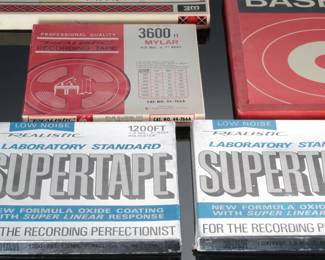 Lot of 9 Vintage Reel to Reel Tapes 
