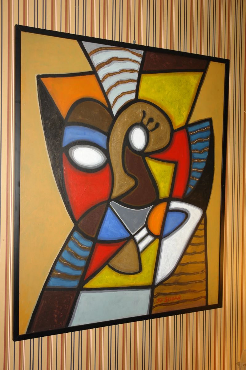 SUDARYONO SUDARSO (Indonesian, b. 1952) Abstract, 1997 Oil on canvas Note: Artist also known as Sudar. 46" H x 39" W