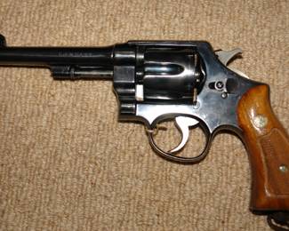 Smith & Wesson D.A. 5 1/4" Blue .45 Caliber 