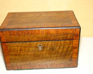 Antique tea caddy