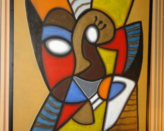 SUDARYONO SUDARSO (Indonesian, b. 1952) Abstract, 1997 Oil on canvas Note: Artist also known as Sudar. 46" H x 39" W