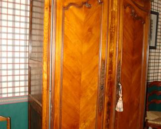 19th-Century French Provincial Armoire 