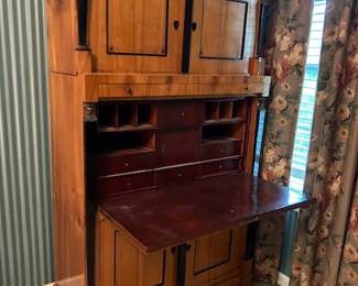 Drop front German Biedermeier desk 