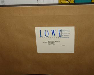 Lowe Gallery label