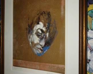 KATHLEEN MORRIS (American, b. 1946) Equinox Monotype - Art size 21" H x 16" W