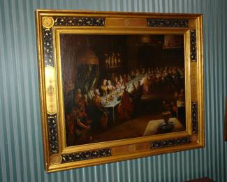 After JAN HARMENSZ MÜLLER (1571-1628) The Feast Of Belshazzar Oil on canvas