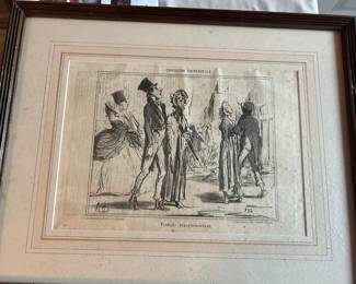 Honore Daumler - French Political Cartoonist - 1855