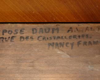 Depose Daum A. (Amalric) Walter Rue Des Chistalleries - Nancy France