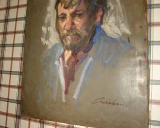 Jack Callahan (American, 1913 - 1983) Portrait of a Gentleman 24" H x 20" W