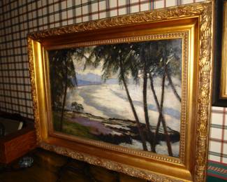 CAREL LODEWIJK DAKE THE YOUNGER (Belgian, 1886-1946) Java Sea - 20" H x 31" W