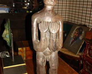 African Effigy - Hand carved primitive art