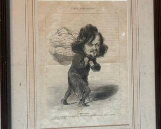 Honore Daumler - French Political Cartoonist - 1855