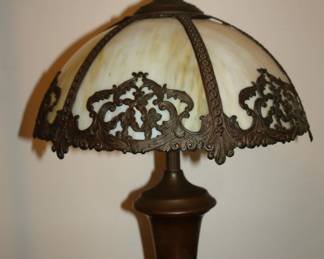 Tiffany style slag lamp